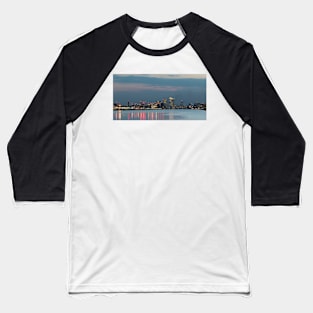 Canary Wharf panorama Baseball T-Shirt